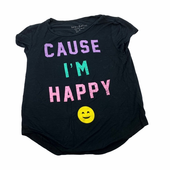 harper & Elliot Other - Harper & Elliot “Cause I’m Happy” Graphic Tee Med
